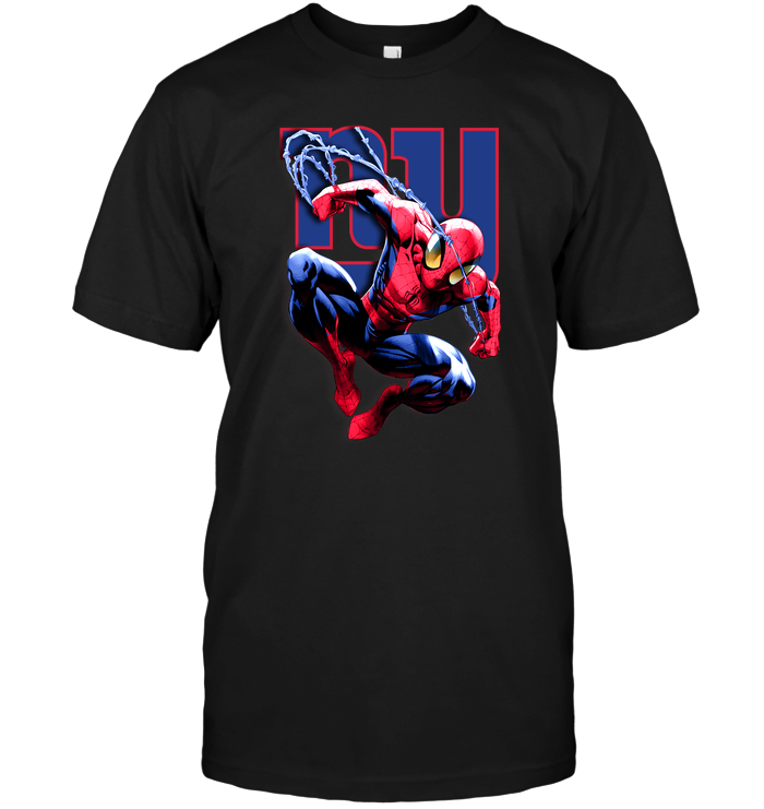 New York Giants "spiderman" Superhero T-Shirt